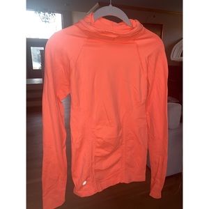 Running long sleeve with hood
